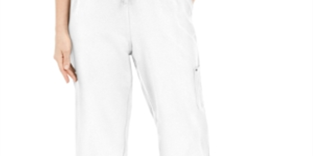 Calça Capri de Malha Feminina Karen Scott Branca Tamanho P