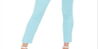 Calça curta feminina Charter Club Chelsea Twill com controle de barriga, azul, tamanho 18