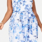 Vestido longo sem mangas feminino JESSICA HOWARD azul tamanho 20W