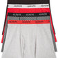Pacote com 4 boxers masculinos Alfani Solid Everyday, vermelhos, tamanho pequeno