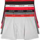 Pacote com 4 boxers masculinos Alfani Solid Everyday, vermelhos, tamanho pequeno
