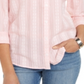 Karen Scott Feminino Petite Cotton Floral Dobby Shi Coral Topázio PS
