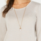 Top curto com decote redondo feminino Style Co, tamanho mescla, tamanho PL