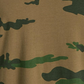 Camiseta masculina de manga comprida com estampa camuflada explodida ID Ideology, verde, tamanho pequeno