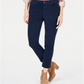 Jeans feminino slim fit estilo &amp; co., de veludo cotelê, tamanho 14, azul, para emagrecimento da barriga
