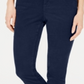 Jeans feminino slim fit estilo &amp; co., de veludo cotelê, tamanho 14, azul, para emagrecimento da barriga