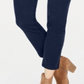 Jeans feminino slim fit estilo &amp; co., de veludo cotelê, tamanho 14, azul, para emagrecimento da barriga
