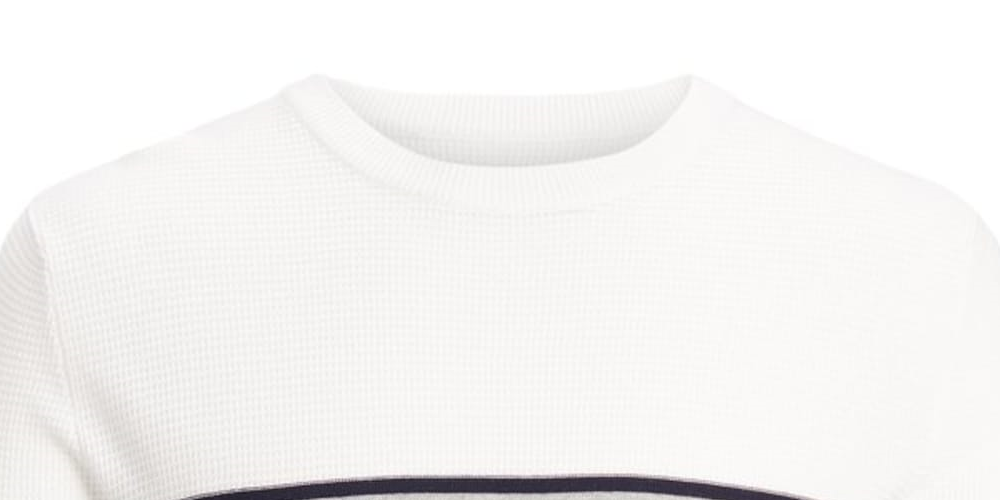 Pulôver masculino Jorbrit de malha com gola redonda - Azul cinza, tamanho pequeno