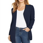 Charter Club Feminino Frente Aberta Bainha Curva Completo Intrepid Azul Tamanho PM