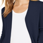 Charter Club Feminino Frente Aberta Bainha Curva Completo Intrepid Azul Tamanho PM
