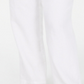 Calça feminina plus size Charter Club de linho com perna reta P, branca brilhante, tamanho 0X