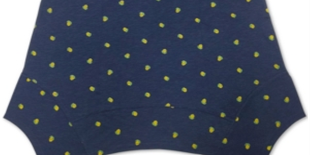 Blusa feminina estilo lenço com bainha limão azul tamanho G