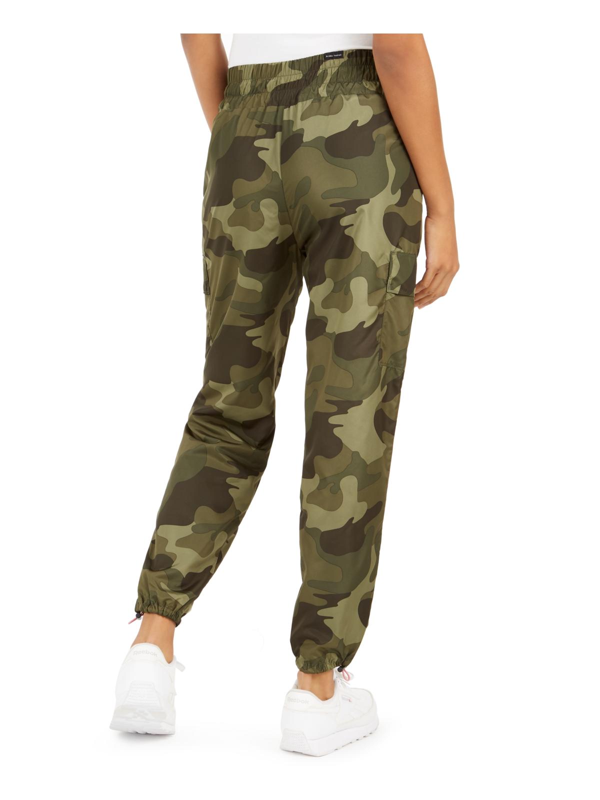 Calça jogger feminina camuflada infantil Almost Famous, verde, camuflada, tamanho GG