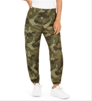 Calça jogger feminina camuflada infantil Almost Famous, verde, camuflada, tamanho GG
