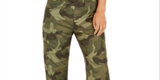 Calça jogger feminina camuflada infantil Almost Famous, verde, camuflada, tamanho GG