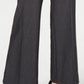 Calça feminina pequena de perna larga estilo &amp; co, cinza foguete, tamanho 20x5