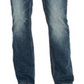 Calça jeans masculina Buffalo Jeans Six-X-Basic Stretch Straight Fit Azul Tamanho 30X32