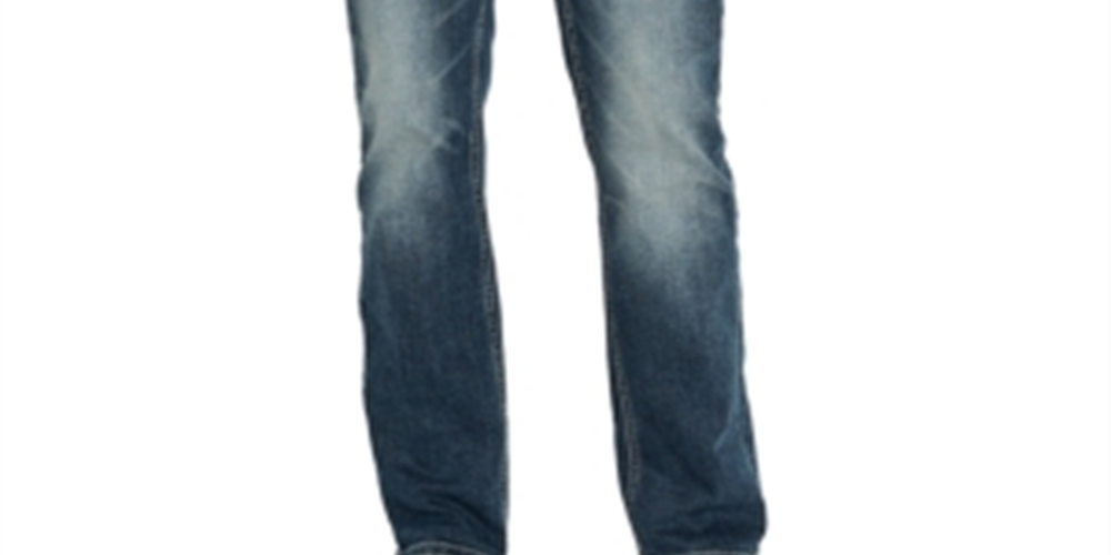 Calça jeans masculina Buffalo Jeans Six-X-Basic Stretch Straight Fit Azul Tamanho 30X32