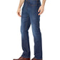 Calça jeans masculina Buffalo David Bitton Six X Straight Leg, azul, tamanho 31x32
