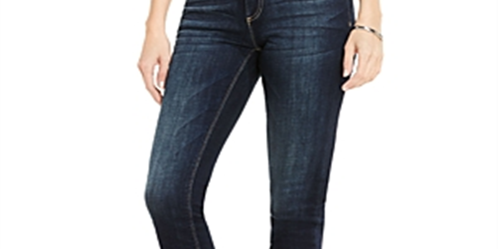 Jeans Vince Camuto Skinny Leg Authentic de 5 Bolsos Azul Escuro Tamanho 28