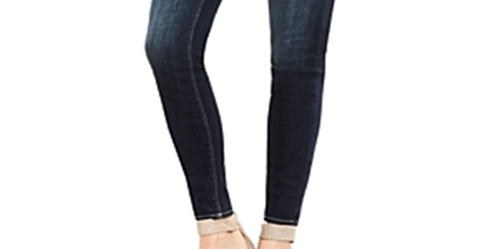 Jeans Vince Camuto Skinny Leg Authentic de 5 Bolsos Azul Escuro Tamanho 28