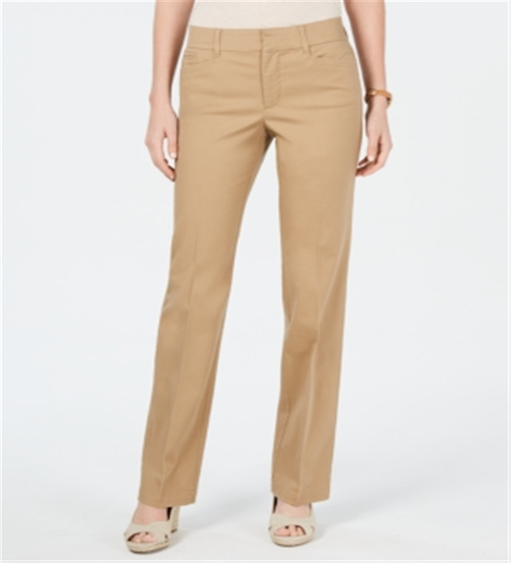 Calça jeans feminina Charter Club Petite, cáqui perfeito, tamanho 2P