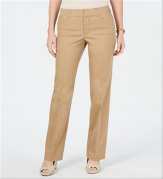 Calça jeans feminina Charter Club Petite, cáqui perfeito, tamanho 2P