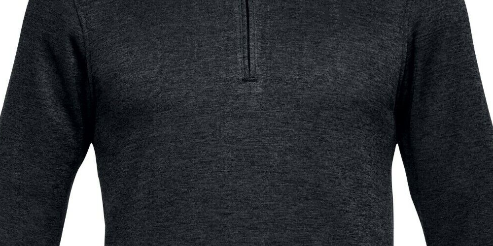 Under Armour Golf UA Storm Sweaterfleece Masculino 1/4 Zip Preto Tamanho P