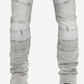 Calça Jeans Moto Buffalo David Bitton Max-X Skinny-Fit Stretch Masculina Cinza Tamanho 42X32