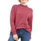 Karen Scott Suéter Feminino Gola Mole com Detalhe de Costura Rosa Orquídea Tamanho XS