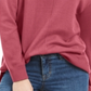 Karen Scott Suéter Feminino Gola Mole com Detalhe de Costura Rosa Orquídea Tamanho XS