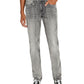 Calça jeans reta clássica Buffalo David Bitton Evan Denim Slim Masculina Cinza Tamanho 36/30