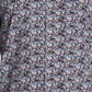 Camisa esportiva elástica com estampa floral masculina Tallia, preta, tamanho extragrande
