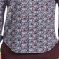Camisa esportiva elástica com estampa floral masculina Tallia, preta, tamanho extragrande
