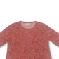 Camisa Henley Estampada Feminina Style &amp; Co Vermelha Tamanho XX-Grande