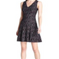 Vestido de coquetel curto Tommy Hilfiger feminino, sem mangas, com decote em V e estampa floral, tamanho 12