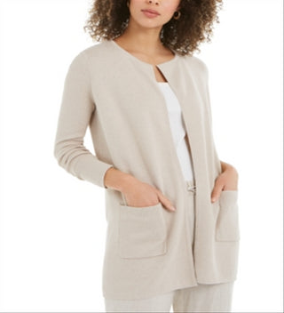 Cardigan feminino Petite Milano Charter Club, mesclado, tamanho PS