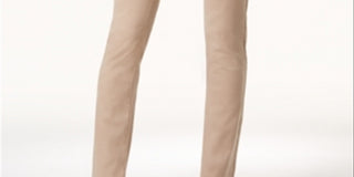Charter Club Tummy-Slimming Straight-Leg Je Almond Latte Tamanho 10S