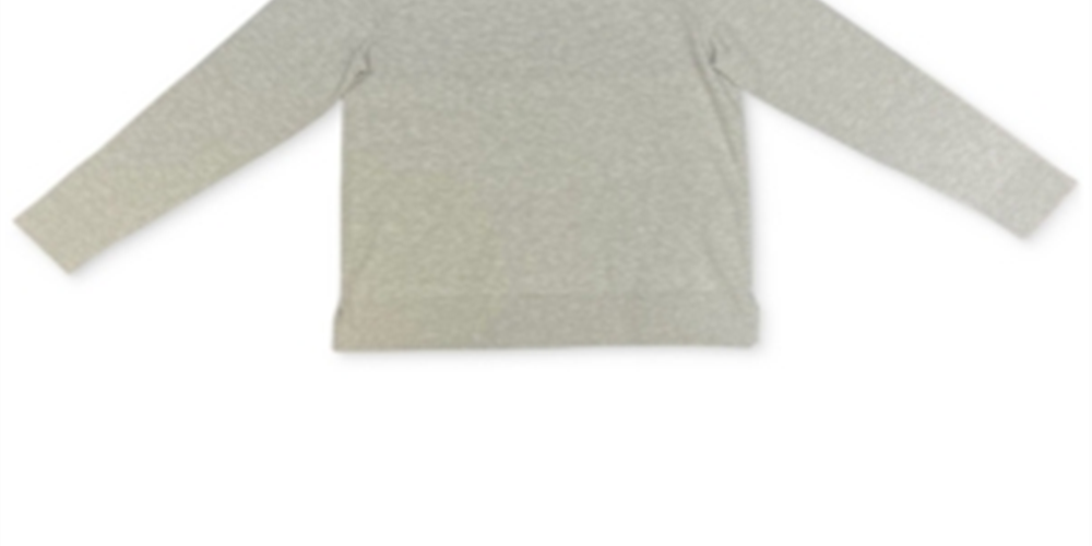 Suéter feminino de gola redonda Style &amp; Co, cinza, tamanho médio