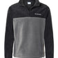 Jaqueta Columbia Steens Mountain Half-Zip Fleece Masculina, Preta/Grill, Tamanho Médio