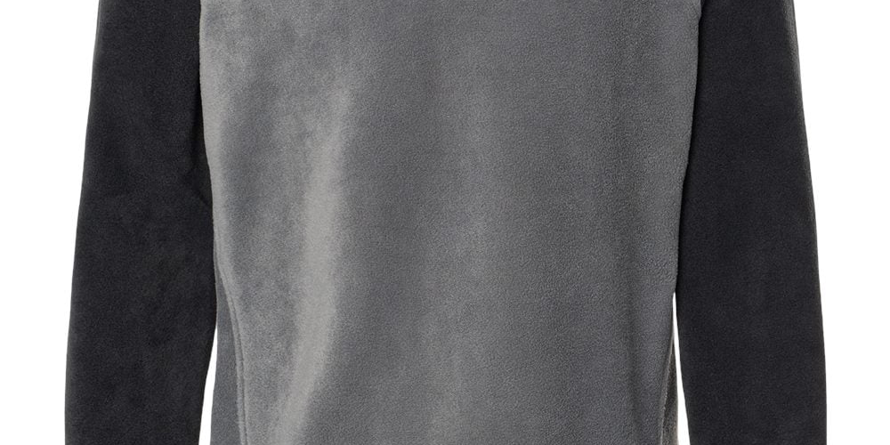 Jaqueta Columbia Steens Mountain Half-Zip Fleece Masculina, Preta/Grill, Tamanho Médio