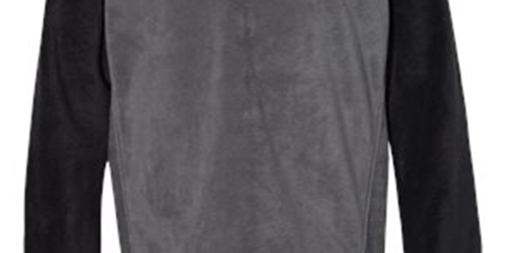 Jaqueta Columbia Steens Mountain Half-Zip Fleece Masculina, Preta/Grill, Tamanho Médio