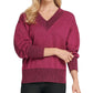 Suéter DKNY Glitter Speck Feminino Rosa Tamanho P