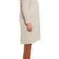 Cardigan longo de linho feminino Eileen Fisher Plus, bege, tamanho 2X