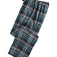 Calça de pijama masculina Perry Ellis de flanela xadrez - cinza, tamanho extragrande