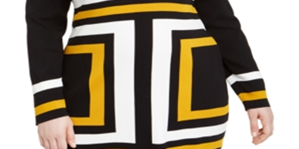 Túnica Plus Colorblock Feminina INC - Preta Tamanho -0X