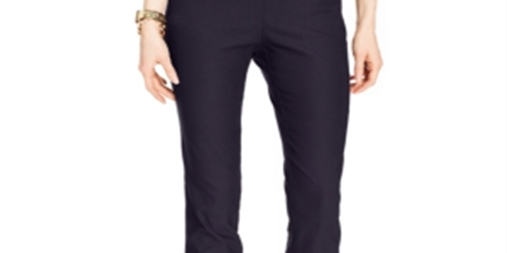 Calça feminina Charter Club Petite Cambridge Tummy-Control Slim-Leg - Region Green, tamanho 8 P