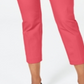Calça curta feminina Charter Club Newport Tummy-Control vermelha tamanho 8