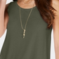 Regata feminina estilo swing-fit verde tamanho pequeno