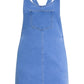 City Chic Feminino Trendy Plus Size Denim Pinafor Light Denim Tamanho 18W